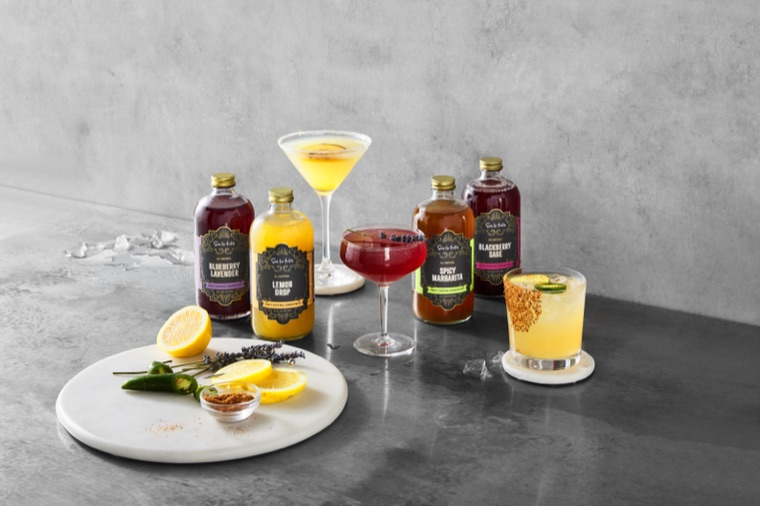 Cocktail mixer packaging applications.