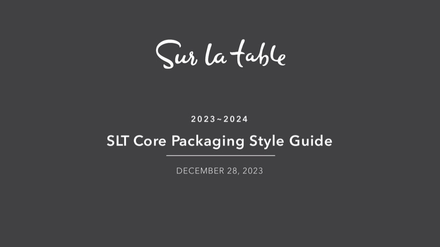 Packaging standard cover, dated December 28, 2023.